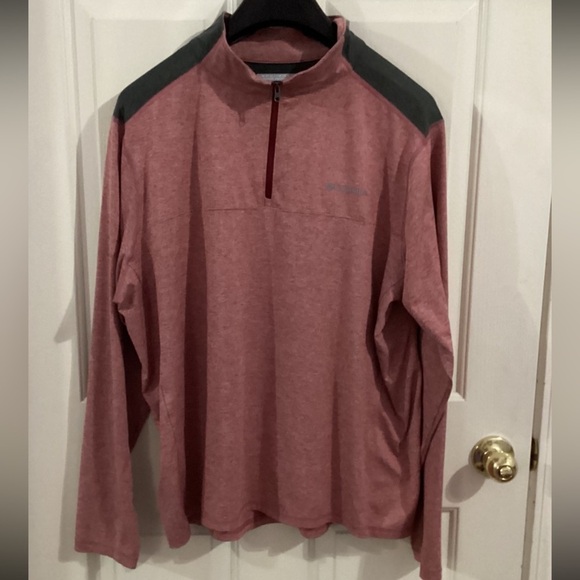 Columbia Men’s Large 1/4 Zip Long Sleeve Omni-Wick Pullover - Picture 1 of 8
